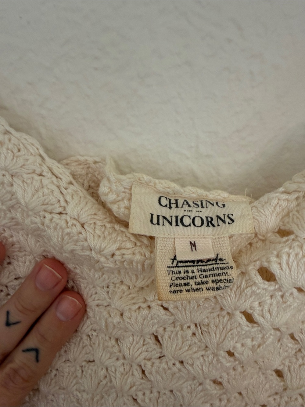 Chasing Unicorns American Girl Crochet Romper - Picture 3 of 4